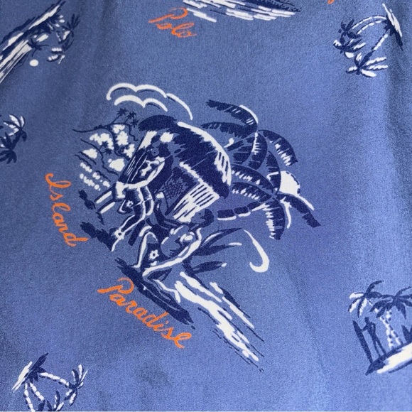 Vintage POLO SPORT‎ Ralph Lauren Paradise Hawaiian Button Down Rayon Shirt XXL - Picture 3 of 10